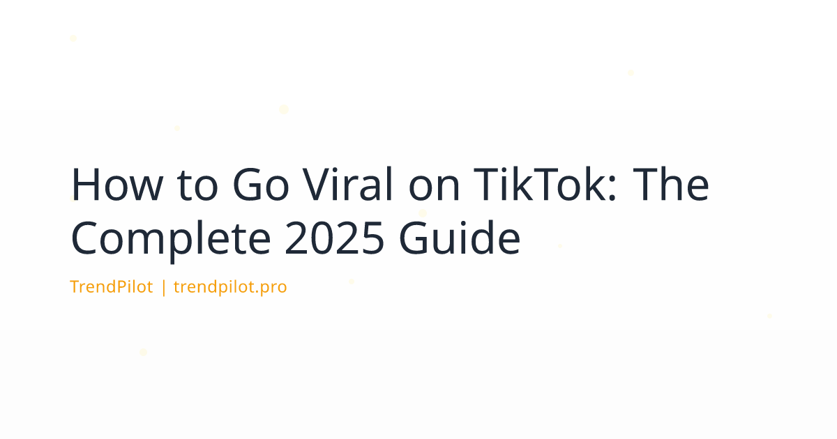 Placeholder image for How to Go Viral on TikTok: The Complete 2025 Guide